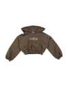 Gaelle Paris Babies' Gaëlle Paris Toddler Girl Sweatshirt Military Green Size 6 Cotton, Elastane