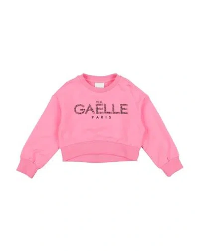 Gaelle Paris Babies' Gaëlle Paris Toddler Girl Sweatshirt Pink Size 4 Cotton, Elastane