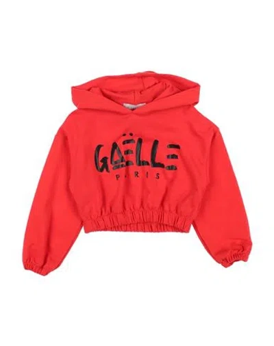 Gaelle Paris Babies' Gaëlle Paris Toddler Girl Sweatshirt Red Size 6 Cotton, Elastane