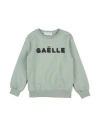 Gaelle Paris Gaëlle Paris Toddler Girl Sweatshirt Sage Green Size 6 Cotton In Sage Green