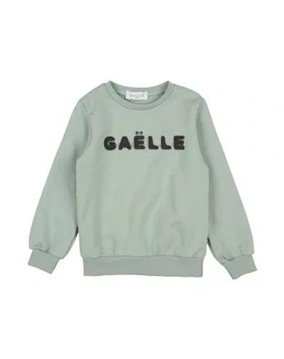 Gaelle Paris Babies' Gaëlle Paris Toddler Girl Sweatshirt Sage Green Size 6 Cotton