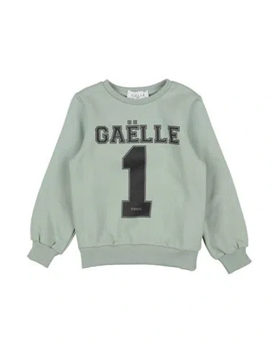 Gaelle Paris Babies' Gaëlle Paris Toddler Girl Sweatshirt Sage Green Size 6 Cotton