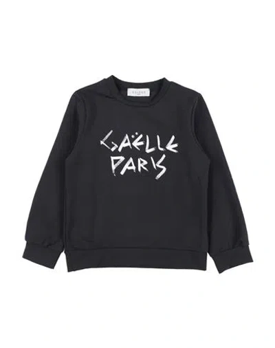 Gaelle Paris Babies' Gaëlle Paris Toddler Girl Sweatshirt Steel Grey Size 6 Cotton, Elastane