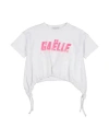 Gaelle Paris Babies' Gaëlle Paris Toddler Girl Sweatshirt White Size 6 Cotton, Elastane