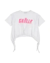 Gaelle Paris Gaëlle Paris Toddler Girl Sweatshirt White Size 4 Cotton, Elastane In White