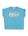 Gaelle Paris Babies' Gaëlle Paris Toddler Girl T-shirt Azure Size 6 Cotton, Elastane In Blue