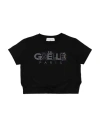 Gaelle Paris Gaëlle Paris Toddler Girl T-shirt Black Size 4 Cotton, Elastane In Black