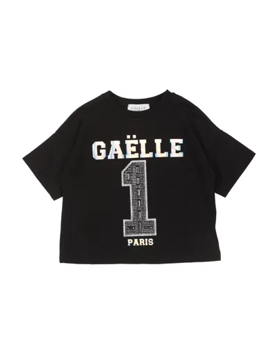 Gaelle Paris Babies' T-shirts In Black