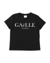 Gaelle Paris Gaëlle Paris Toddler Girl T-shirt Black Size 6 Cotton, Elastane In Black