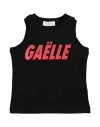 Gaelle Paris Babies' Gaëlle Paris Toddler Girl T-shirt Black Size 6 Cotton, Elastane