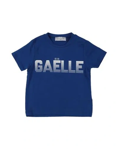 Gaelle Paris Babies' Gaëlle Paris Toddler Girl T-shirt Blue Size 6 Cotton, Elastane