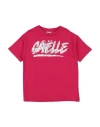 Gaelle Paris Babies' Gaëlle Paris Toddler Girl T-shirt Fuchsia Size 6 Cotton, Elastane In Pink