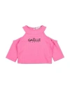 Gaelle Paris Babies' Gaëlle Paris Toddler Girl T-shirt Fuchsia Size 6 Viscose, Polyester, Elastane In Pink