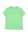 Gaelle Paris Babies' Gaëlle Paris Toddler Girl T-shirt Light Green Size 6 Cotton, Elastane