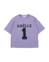 Gaelle Paris Babies' Gaëlle Paris Toddler Girl T-shirt Lilac Size 6 Cotton, Elastane In Purple