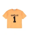 Gaelle Paris Gaëlle Paris Toddler Girl T-shirt Orange Size 6 Cotton, Elastane In Orange