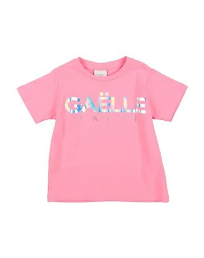 Gaelle Paris Babies' Gaëlle Paris Toddler Girl T-shirt Pink Size 4 Cotton, Elastane