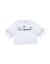 Gaelle Paris Babies' Gaëlle Paris Toddler Girl T-shirt White Size 4 Cotton, Elastane