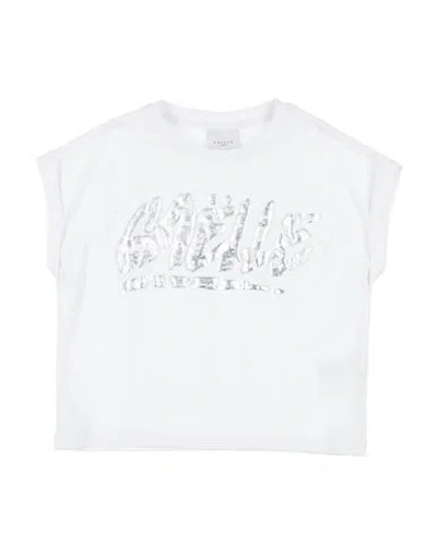 Gaelle Paris Babies' Gaëlle Paris Toddler Girl T-shirt White Size 4 Cotton, Elastane