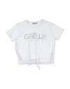 Gaelle Paris Babies' Gaëlle Paris Toddler Girl T-shirt White Size 4 Cotton, Elastane