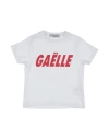 Gaelle Paris Gaëlle Paris Toddler Girl T-shirt White Size 6 Cotton, Elastane In White