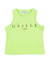 Gaelle Paris Babies' Gaëlle Paris Toddler Girl T-shirt Yellow Size 6 Cotton, Elastane