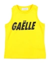 Gaelle Paris Babies' Gaëlle Paris Toddler Girl T-shirt Yellow Size 6 Cotton, Elastane