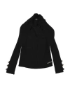 Gaelle Paris Gaëlle Paris Toddler Girl Turtleneck Black Size 4 Viscose, Polyester, Polyamide In Black
