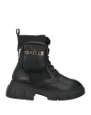 Gaelle Paris Gaëlle Paris Woman Ankle Boots Black Size 7 Textile Fibers In Black