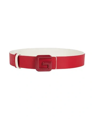 Gaelle Paris Gaëlle Paris Woman Belt Red Size 32 Textile Fibers