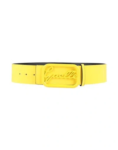 Gaelle Paris Gaëlle Paris Woman Belt Yellow Size 36 Polyurethane