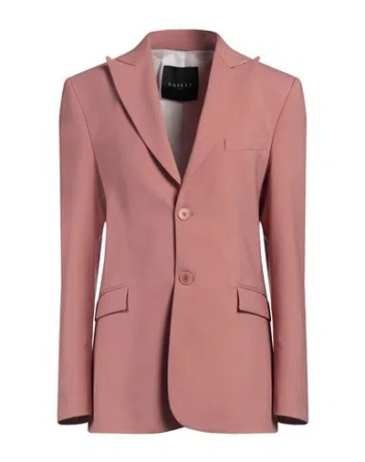 Gaelle Paris Gaëlle Paris Woman Blazer Antique Rose Size 14 Polyester, Viscose, Elastane In Pink