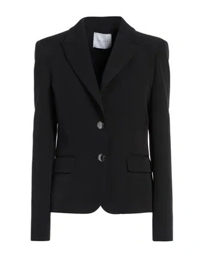 Gaelle Paris Gaëlle Paris Woman Blazer Black Size 10 Polyester, Elastane