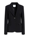 Gaelle Paris Gaëlle Paris Woman Blazer Black Size 10 Polyester, Elastane In Black