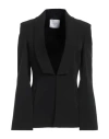 Gaelle Paris Gaëlle Paris Woman Blazer Black Size 2 Polyester, Elastane