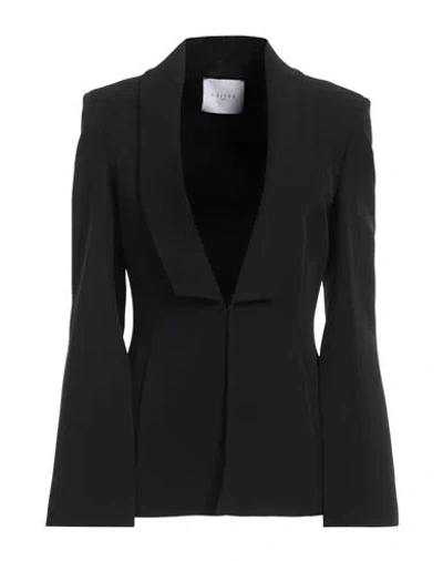 Gaelle Paris Gaëlle Paris Woman Blazer Black Size 2 Polyester, Elastane