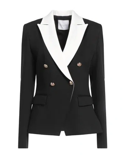 Gaelle Paris Gaëlle Paris Woman Blazer Black Size 8 Viscose, Polyamide, Elastane