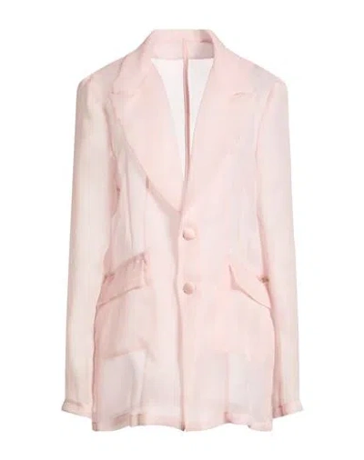 Gaelle Paris Gaëlle Paris Woman Blazer Blush Size 8 Polyester In Pink