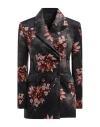 Gaelle Paris Gaëlle Paris Woman Blazer Charcoal Size 6 Polyester In Grey