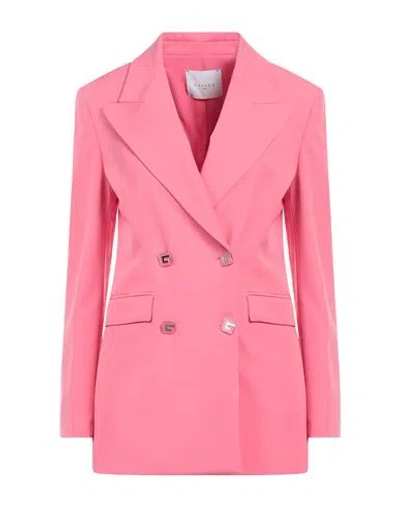 GAELLE PARIS GAËLLE PARIS WOMAN BLAZER MAGENTA SIZE 4 POLYESTER, ELASTANE