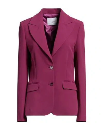 Gaelle Paris Gaëlle Paris Woman Blazer Mauve Size 8 Polyester, Elastane In Purple