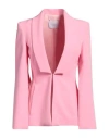 Gaelle Paris Gaëlle Paris Woman Blazer Pink Size 8 Polyester, Elastane In Pink