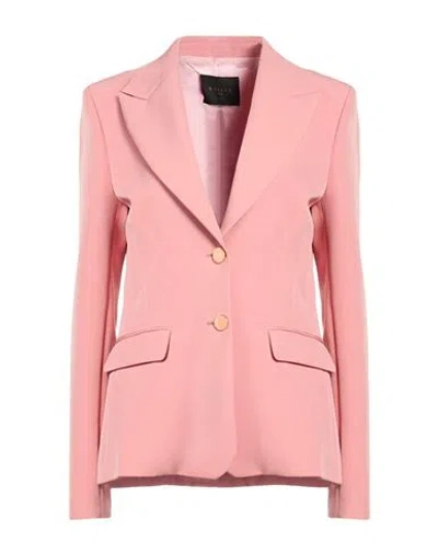 Gaelle Paris Gaëlle Paris Woman Blazer Pink Size 6 Polyester, Elastane