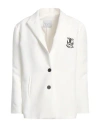 Gaelle Paris Gaëlle Paris Woman Blazer White Size 8 Polyester, Elastane In White