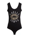 Gaelle Paris Gaëlle Paris Woman Bodysuit Black Size 2 Cotton, Elastane In Black