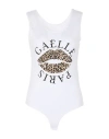 Gaelle Paris Gaëlle Paris Woman Bodysuit White Size 2 Cotton, Elastane