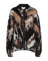 Gaelle Paris Gaëlle Paris Woman Cardigan Black Size 1 Acrylic, Polyamide, Mohair Wool In Multi