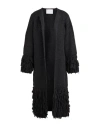 Gaelle Paris Gaëlle Paris Woman Cardigan Black Size 1 Acrylic, Polyamide, Viscose, Wool In Black