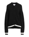 Gaelle Paris Gaëlle Paris Woman Cardigan Black Size 1 Polyacrylic, Wool, Alpaca Wool In Black