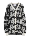 Gaelle Paris Gaëlle Paris Woman Cardigan Black Size 1 Polyamide, Wool, Viscose, Acrylic, Cashmere In Black